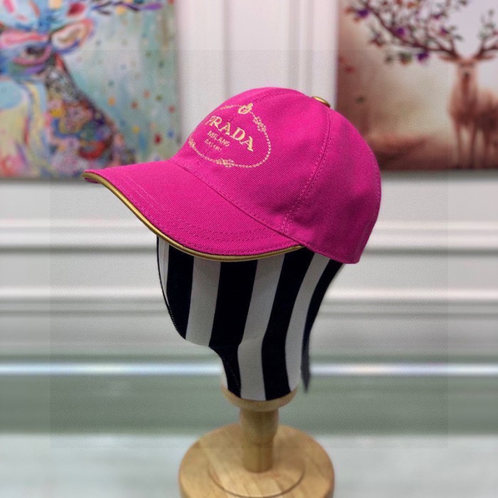 Pra*a cotton baseball cap rose
