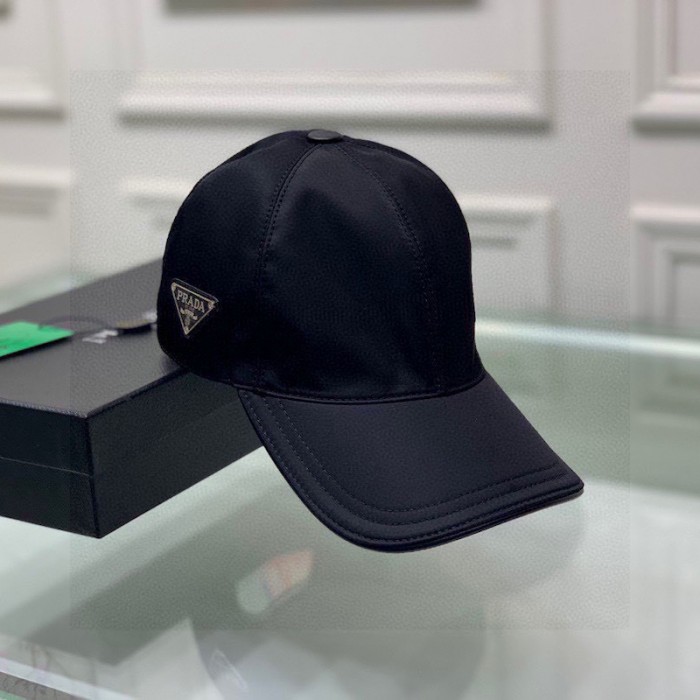 Pra*a re-nylon baseball cap black