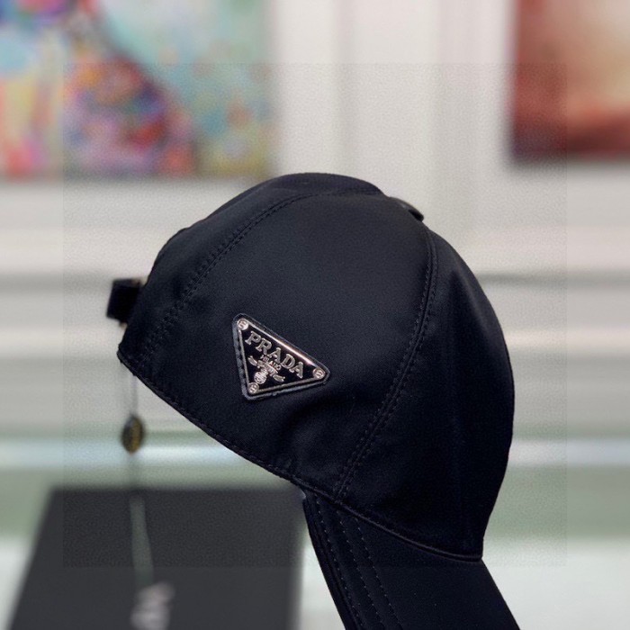 Pra*a re-nylon baseball cap black