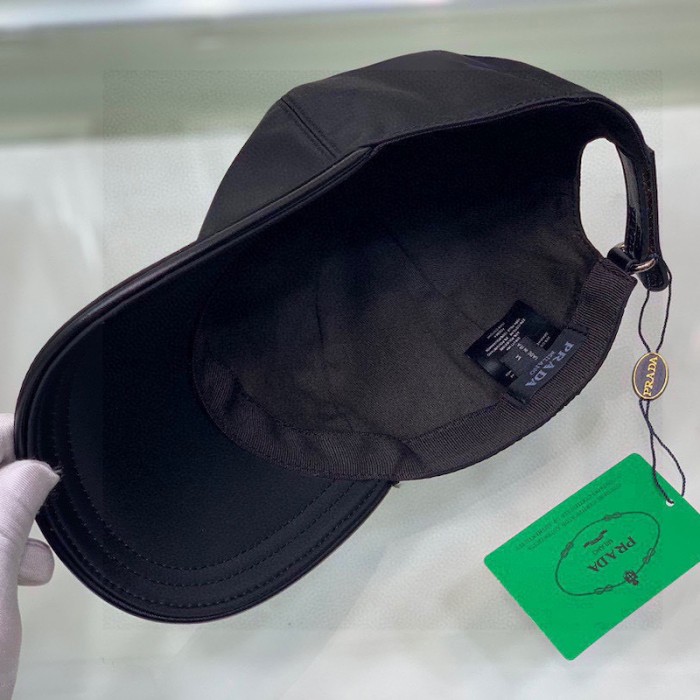 Pra*a re-nylon baseball cap black