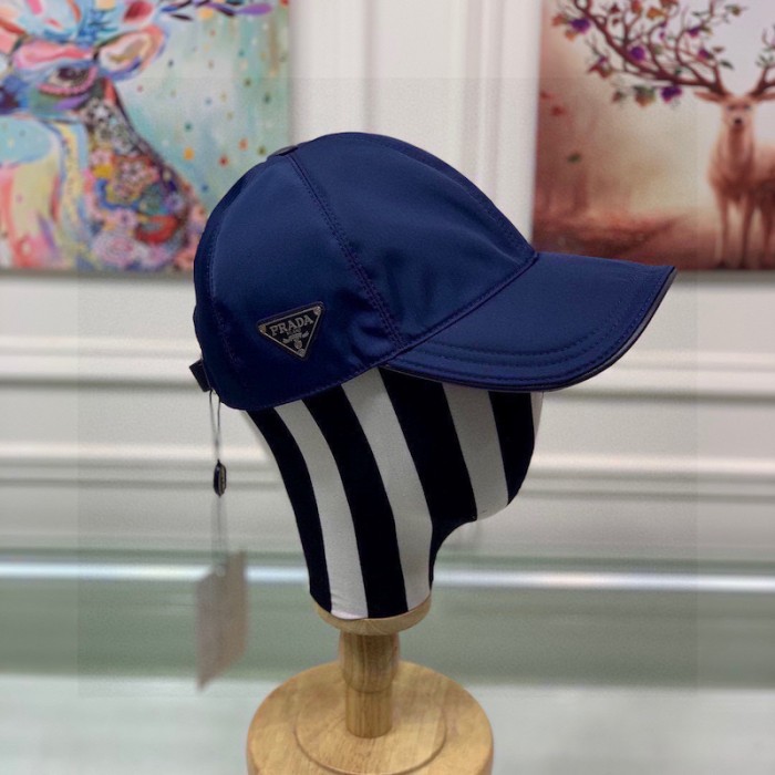 Pra*a re-nylon baseball cap blue