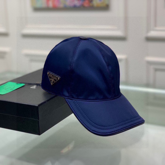 Pra*a re-nylon baseball cap blue