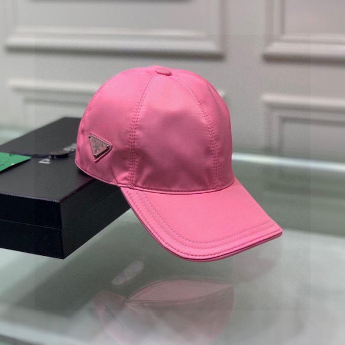Pra*a re-nylon baseball cap pink