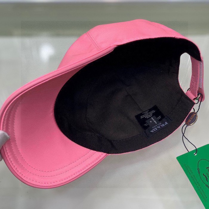 Pra*a re-nylon baseball cap pink