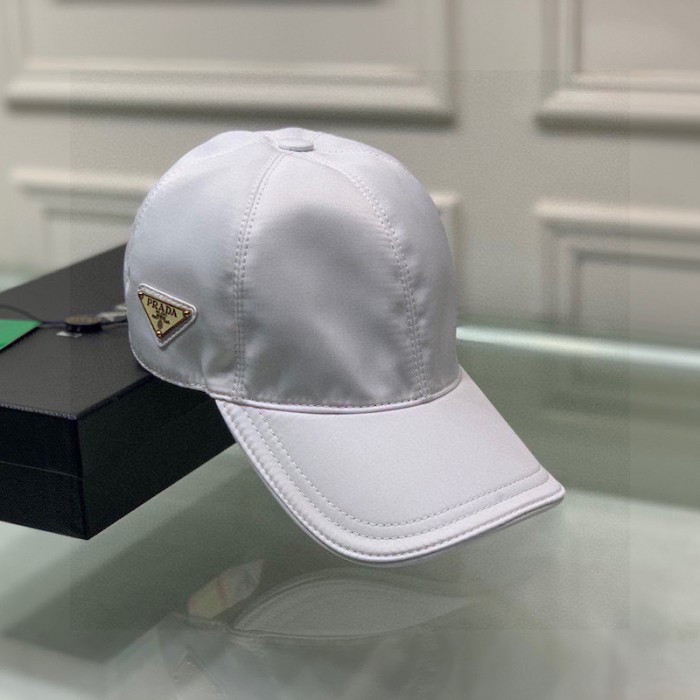 Pra*a re-nylon baseball cap white