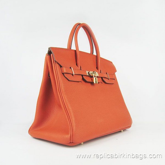 H**mes birkin 35cm togo leather orange