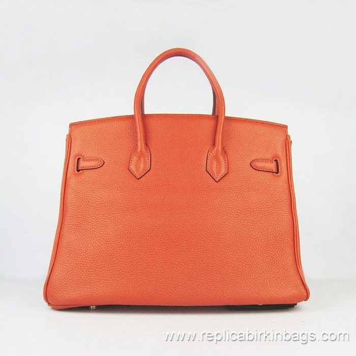 H**mes birkin 35cm togo leather orange