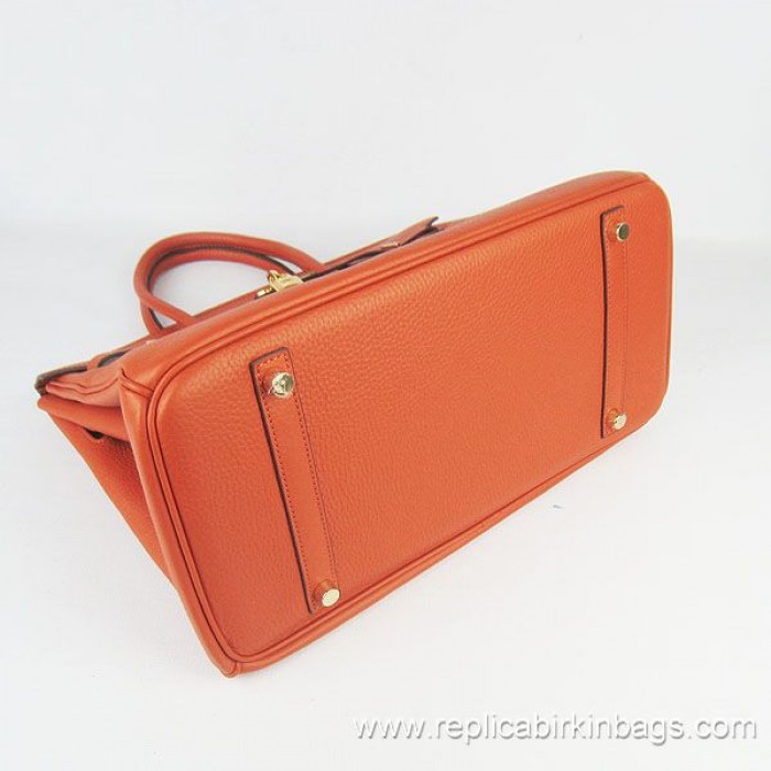 H**mes birkin 35cm togo leather orange