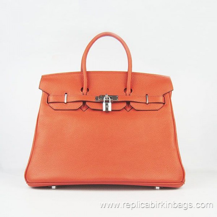 H**mes birkin 35cm togo leather orange