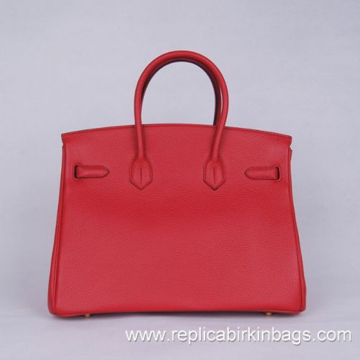 H**mes birkin 35cm togo leather red