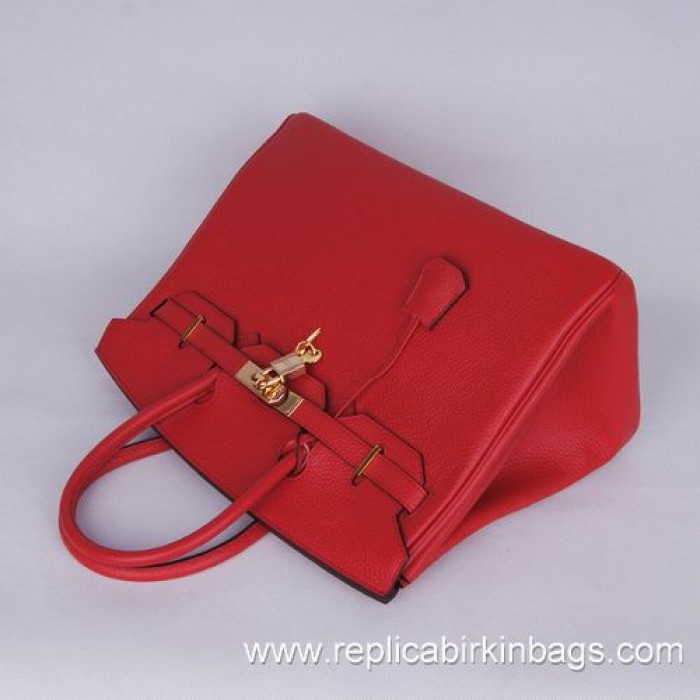 H**mes birkin 35cm togo leather red