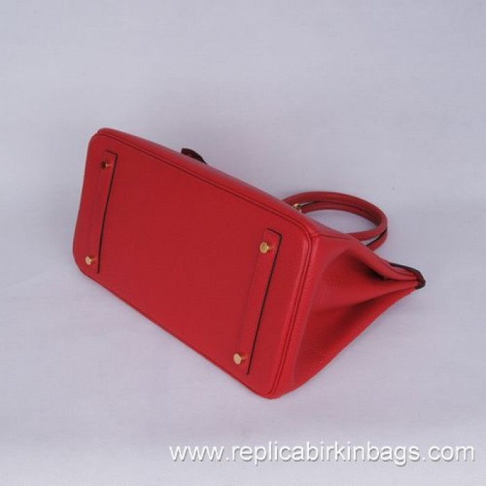 H**mes birkin 35cm togo leather red