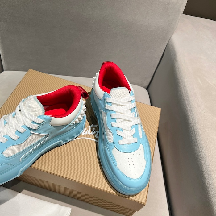 Ch**an louboutin astroloubi blue calf leather sneaker