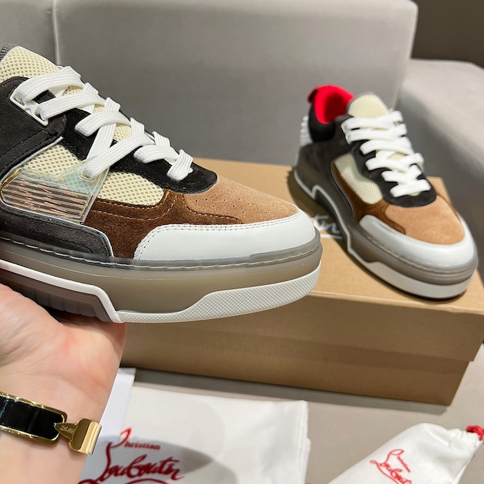 Ch**an louboutin astroloubi multicolor calf leather sneaker