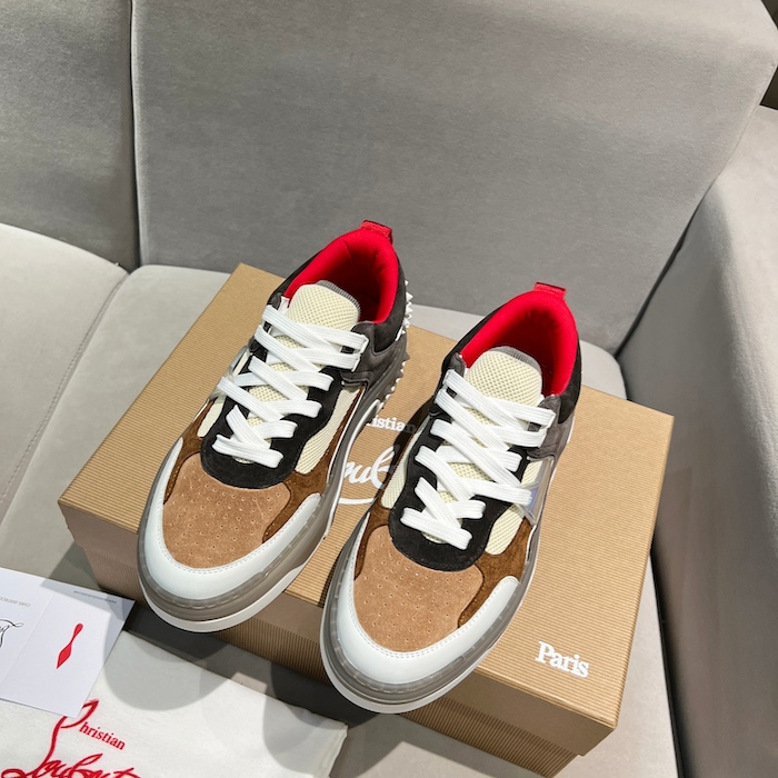 Ch**an louboutin astroloubi multicolor calf leather sneaker