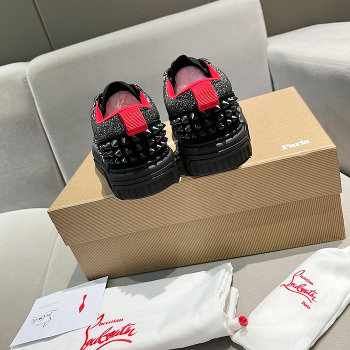 Ch**an louboutin astroloubi black strass calf leather sneaker