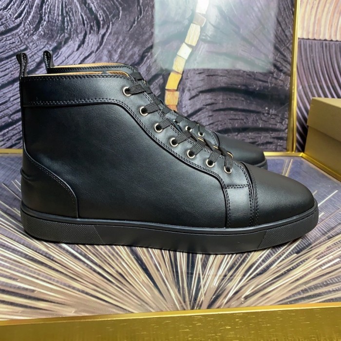 Ch**an louboutin l**is sneakers calf leather black