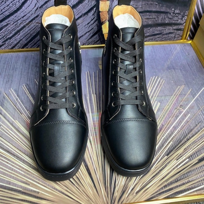Ch**an louboutin l**is sneakers calf leather black