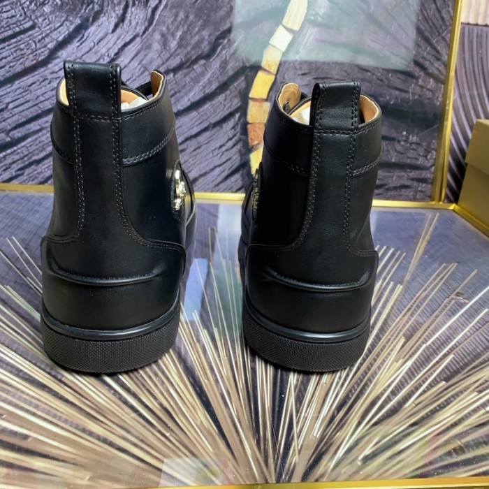 Ch**an louboutin l**is sneakers calf leather black
