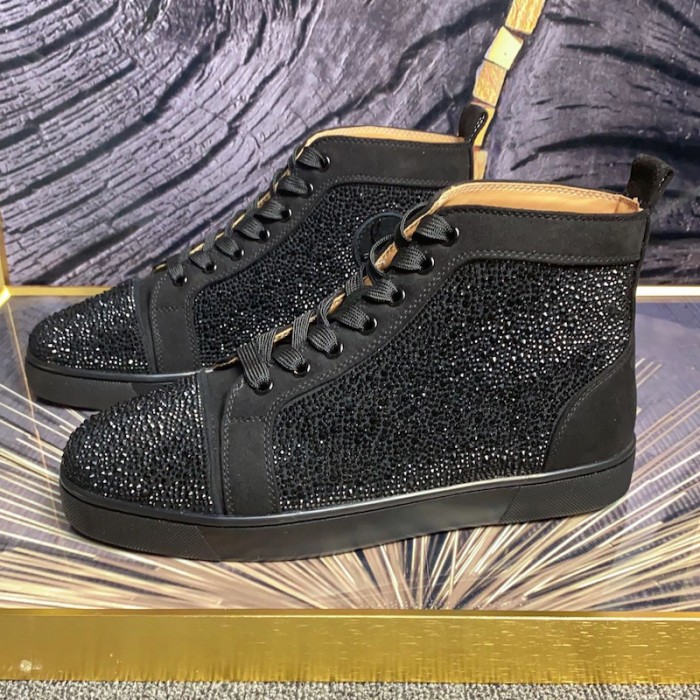 Ch**an louboutin l**is strass sneakers black