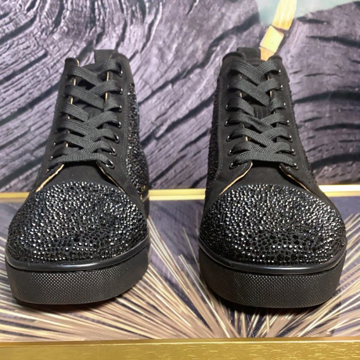 Ch**an louboutin l**is strass sneakers black