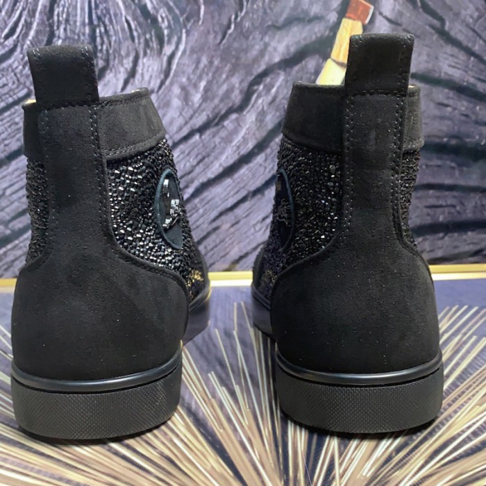 Ch**an louboutin l**is strass sneakers black