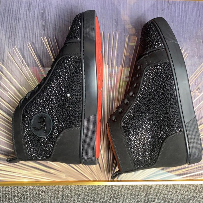 Ch**an louboutin l**is strass sneakers black