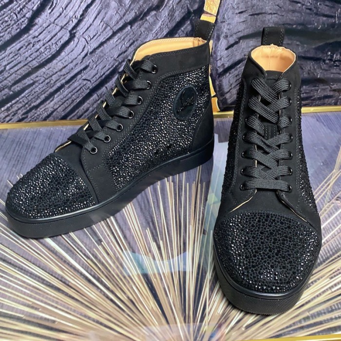 Ch**an louboutin l**is strass sneakers black