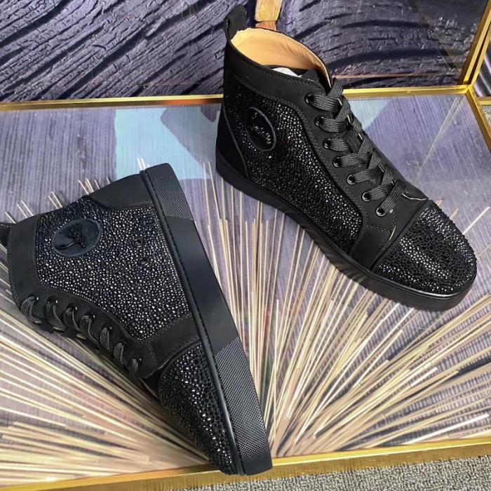 Ch**an louboutin l**is strass sneakers black