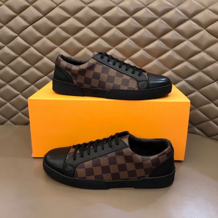 l**is V*t*n damier ebene match-up sneaker