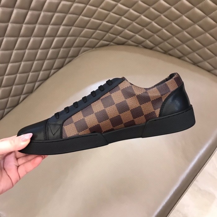 l**is V*t*n damier ebene match-up sneaker