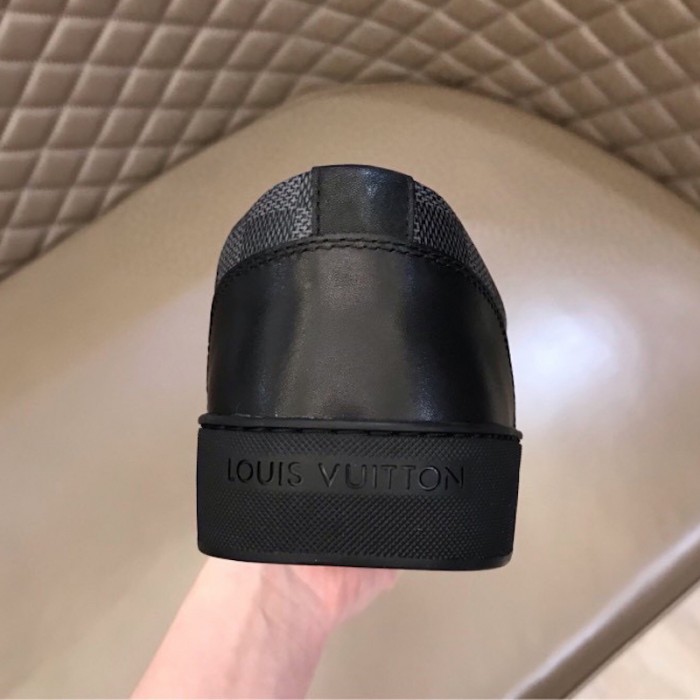 l**is V*t*n damier graphite match-up sneaker 1a7wfr