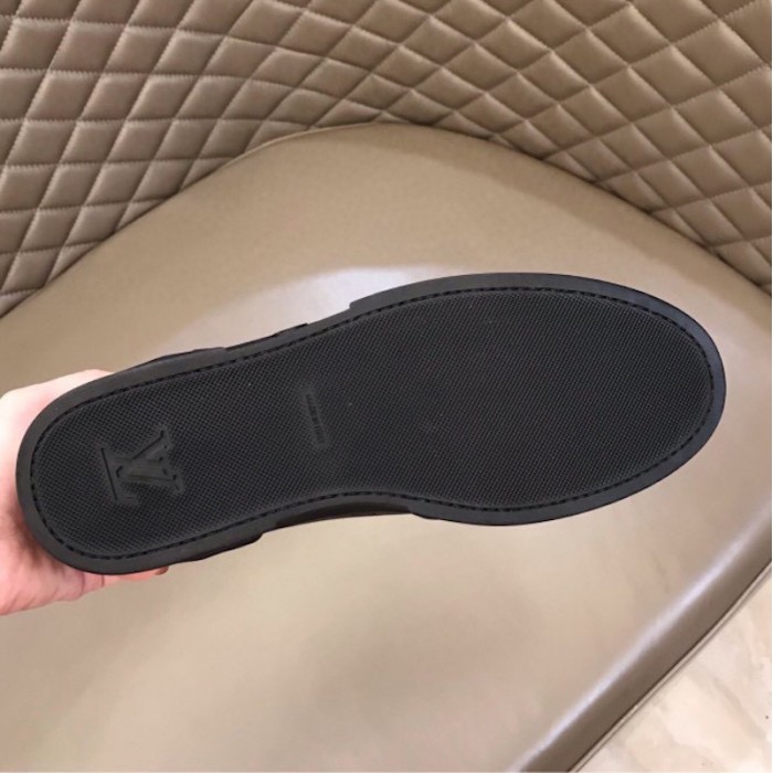l**is V*t*n damier graphite match-up sneaker 1a7wfr