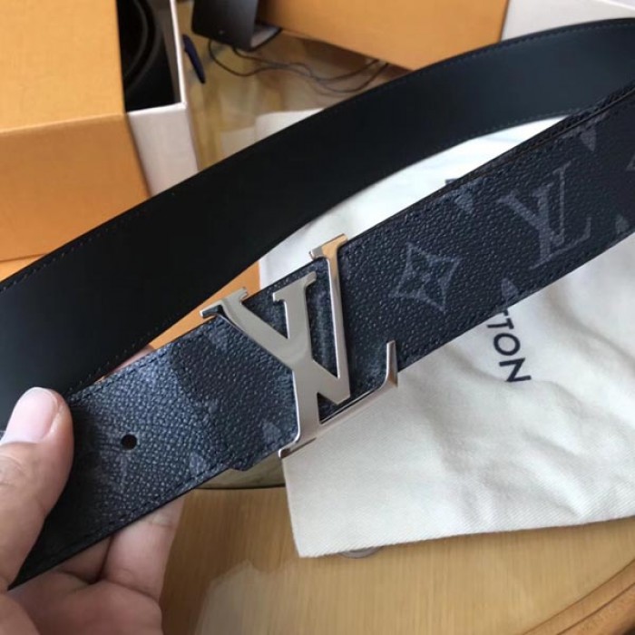 LV Monogram Eclipse Initiales Belt M9043