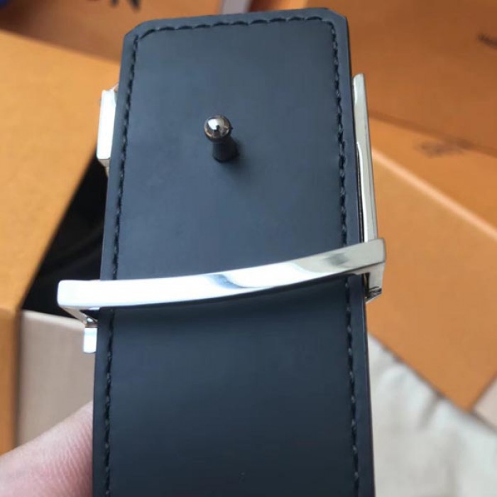 LV Monogram Eclipse Initiales Belt M9043