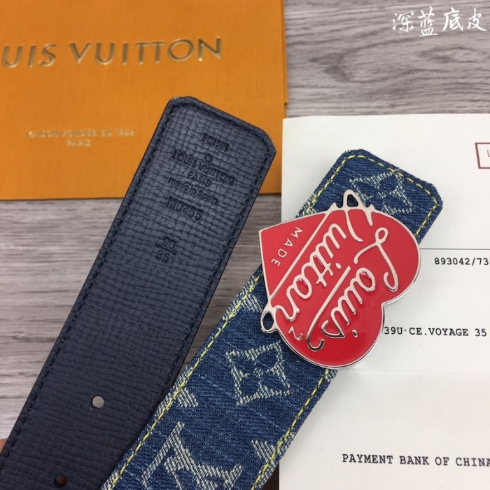 LV Denim 40MM Reversible Belt M0465V