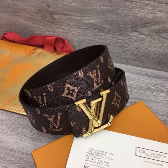 l**is V*t*n lv pyramide trunk l’Œil 40mm reversible belt m0499v