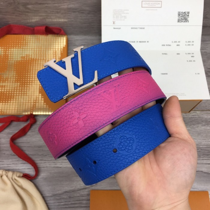 l**is V*t*n lv initials taurillon illusion 40mm reversible belt m0503t