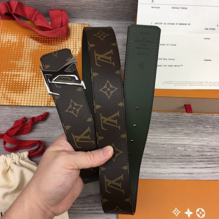 l**is V*t*n lv initiales 40mm reversible belt m0613v