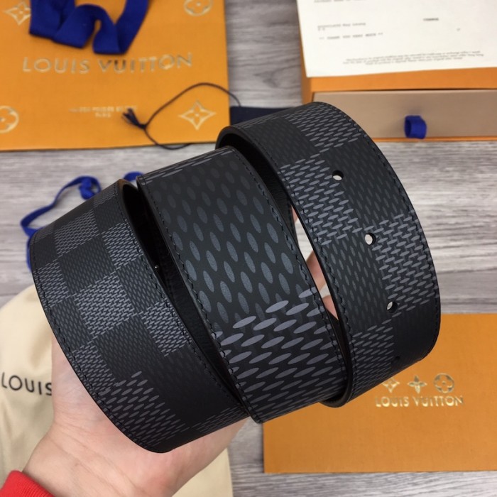 LV Damier Infini Initiales 40MM Reversible Belt M0340V