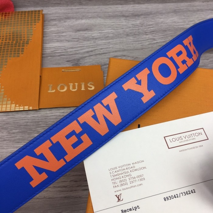 l**is V*t*n lv pyramide cities exclusive 40mm reversible belt m0488