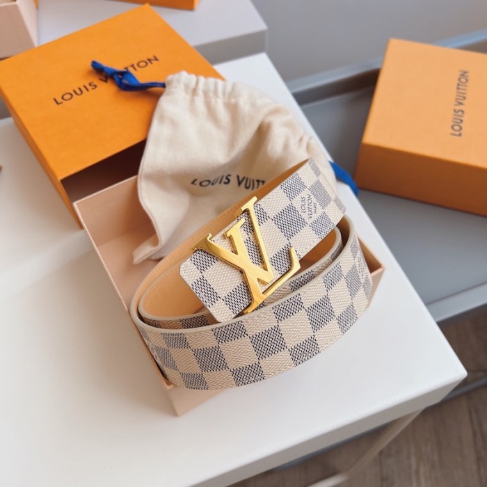 l**is V*t*n damier azur initiales belt m9609