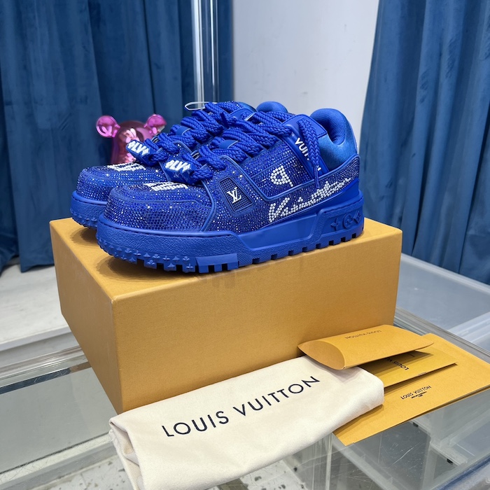 l**is V*t*n lv trainer maxi sneaker blue