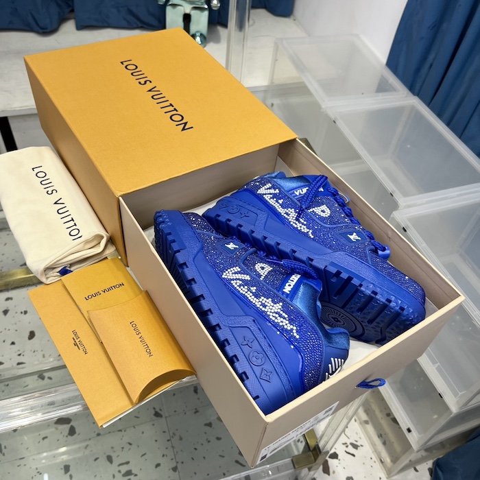 l**is V*t*n lv trainer maxi sneaker blue