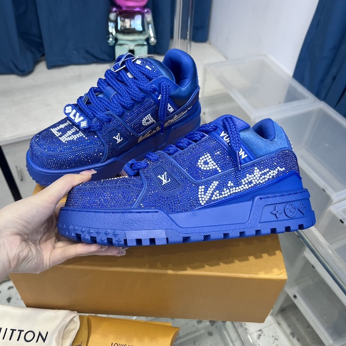 l**is V*t*n lv trainer maxi sneaker blue