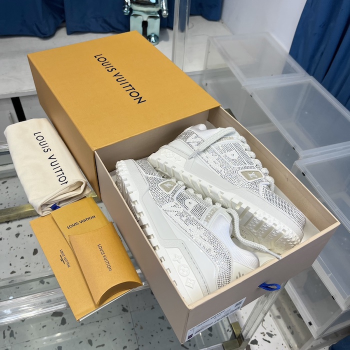 l**is V*t*n lv trainer maxi sneaker white