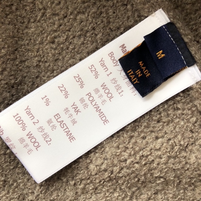 l**is V*t*n wool blend crewneck 1af326