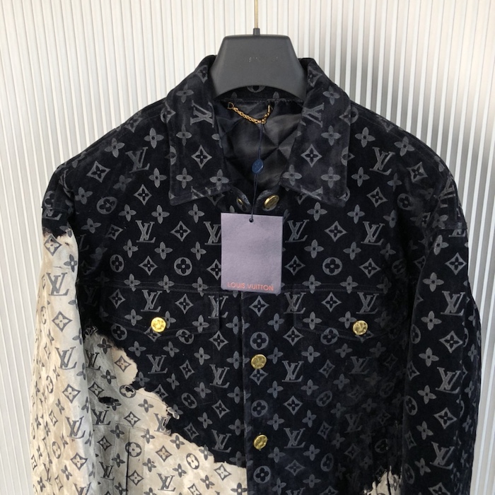 l**is V*t*n monogram denim jacket 1af759