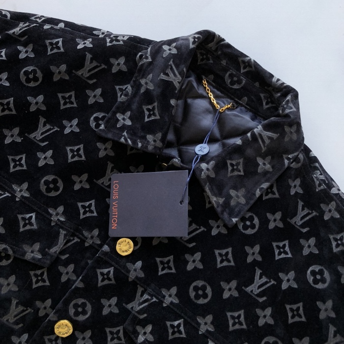 l**is V*t*n monogram denim jacket 1af759