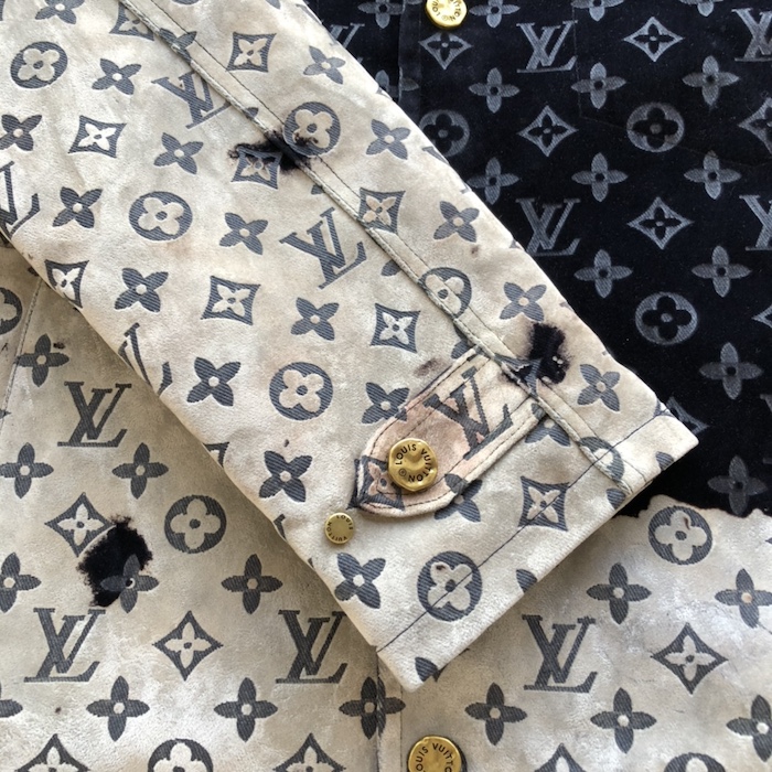 l**is V*t*n monogram denim jacket 1af759